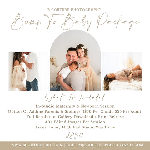 Bump To Baby Package {Deposit}