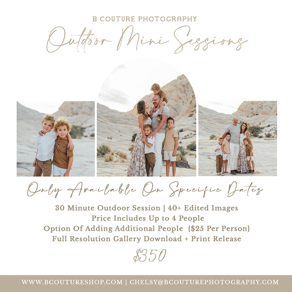 Outdoor Mini Sessions