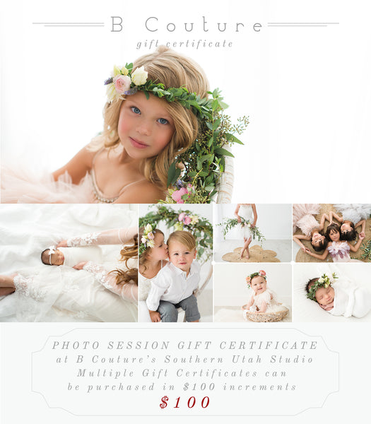 Gift Certificate {B Couture Photoshoots}